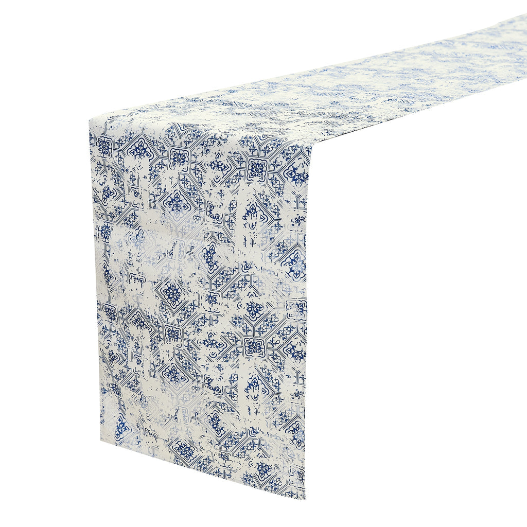 Vintage Mediterranean Table Runner

