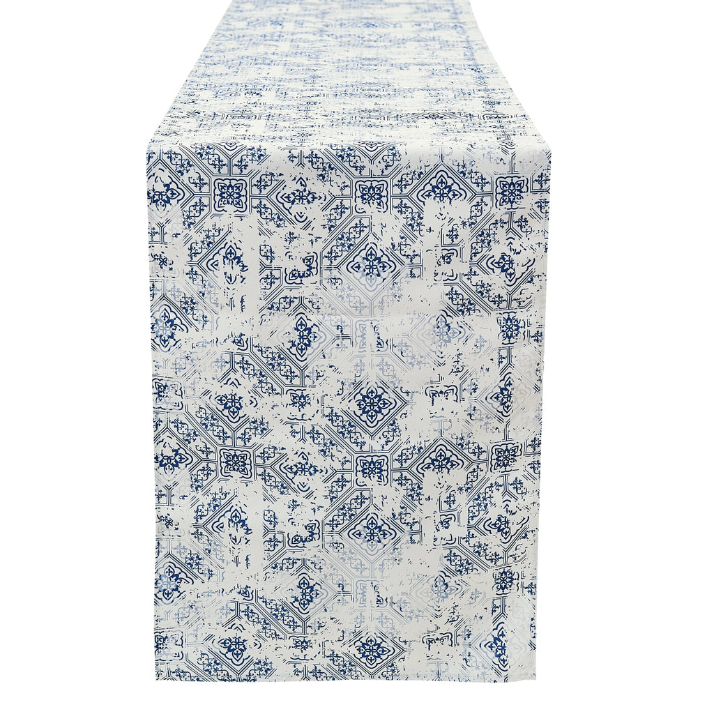 Vintage Mediterranean Table Runner