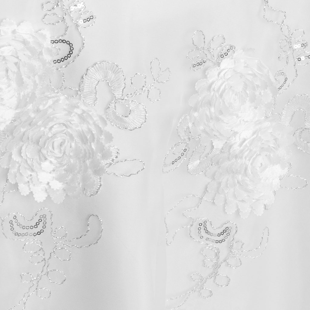 Vintage Veil Chiavari Chair Full Back Cover - White - CV Linens