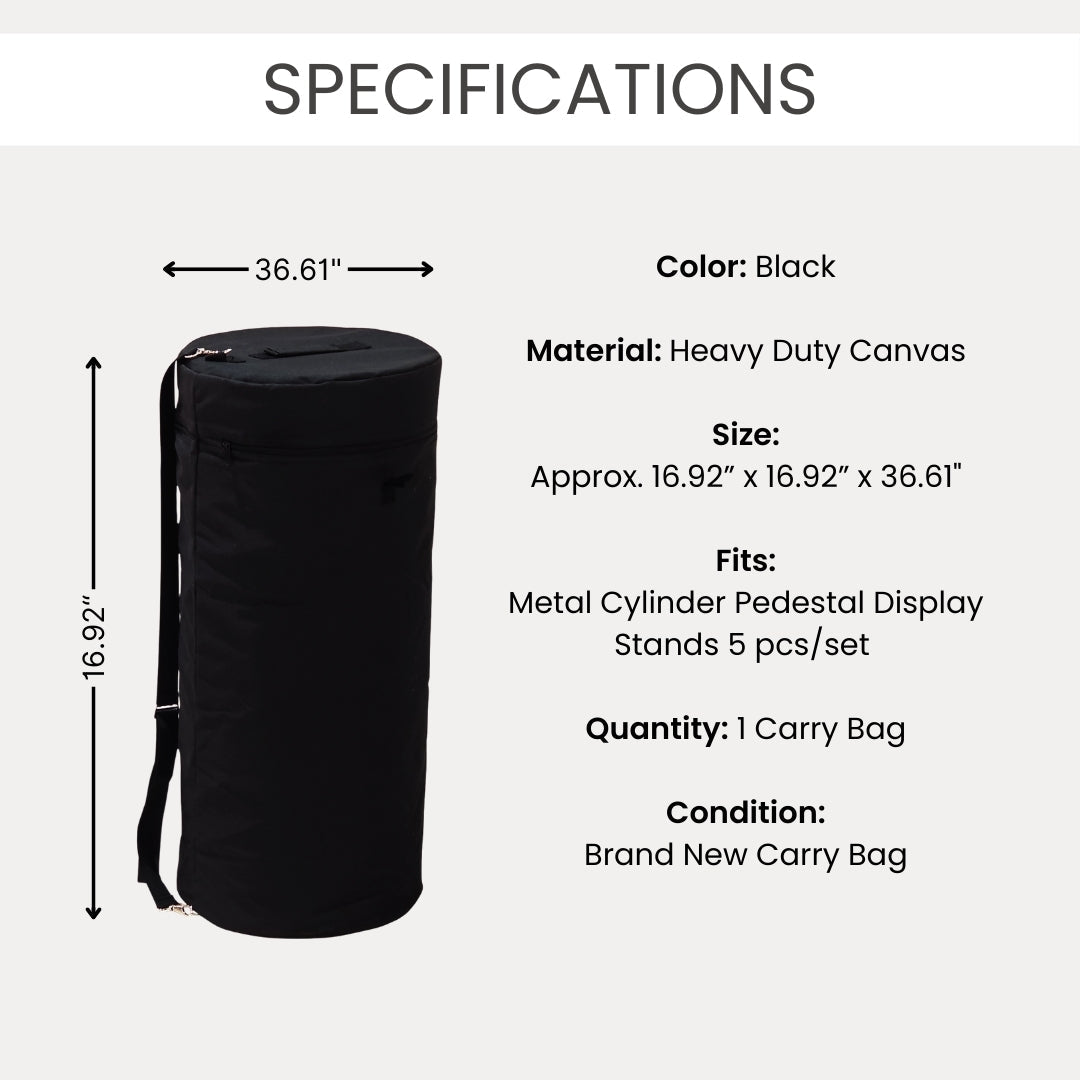 Zipper Carry Bag for Cylinder Pedestals