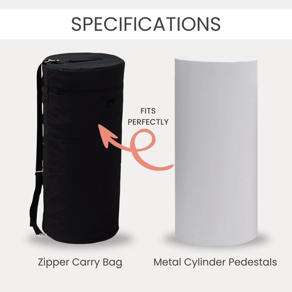 Zipper Carry Bag for Cylinder Pedestals