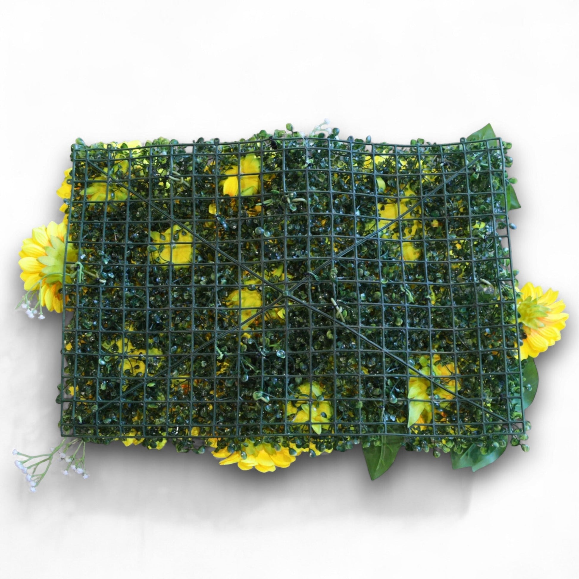 6 pcs/pk Premium Artificial Sunflower Wall Backdrop Panel 60cm x 40cm

