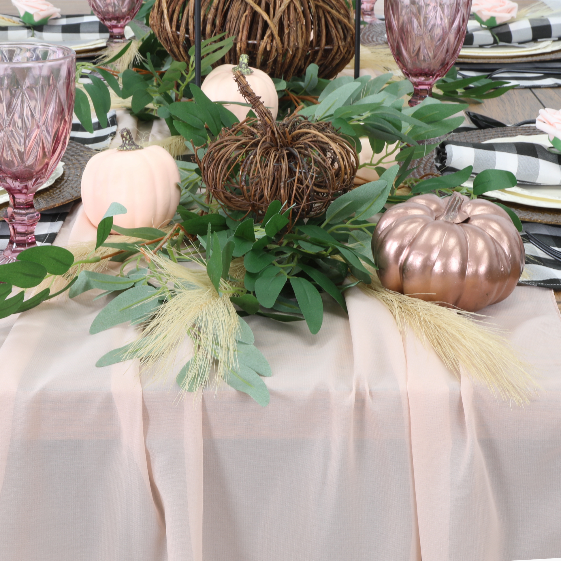Artificial Faux Willow Greenery Garland 6ft Long