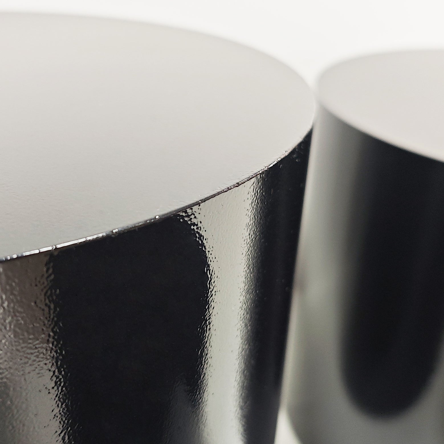 Black Cylinder Round Pedestal Cake/Dessert Display Stands 5 pcs/set