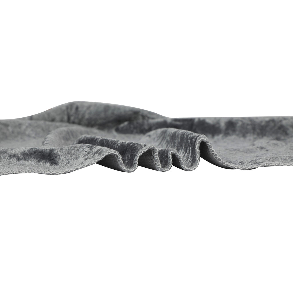 Velvet Table Runner - Charcoal