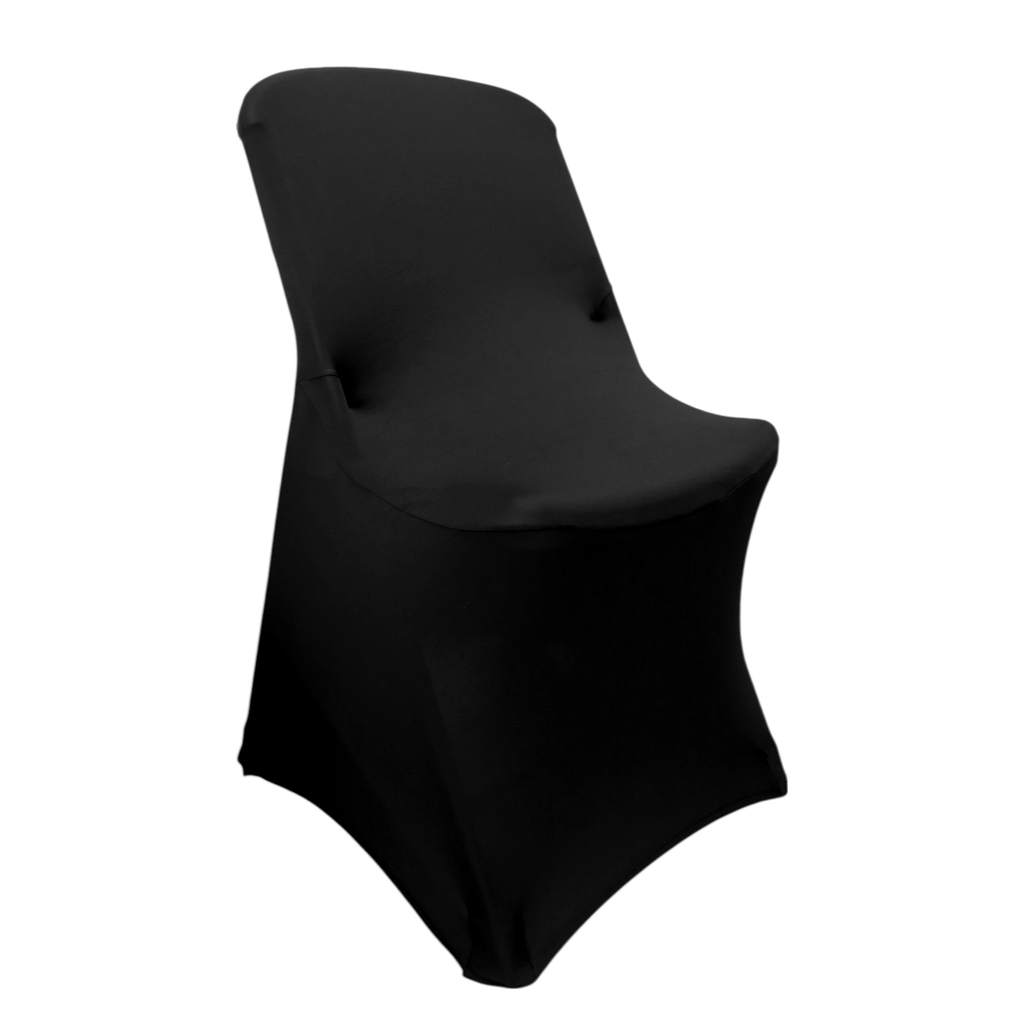 Classic Lifetime Spandex Folding Chair Cover - Black