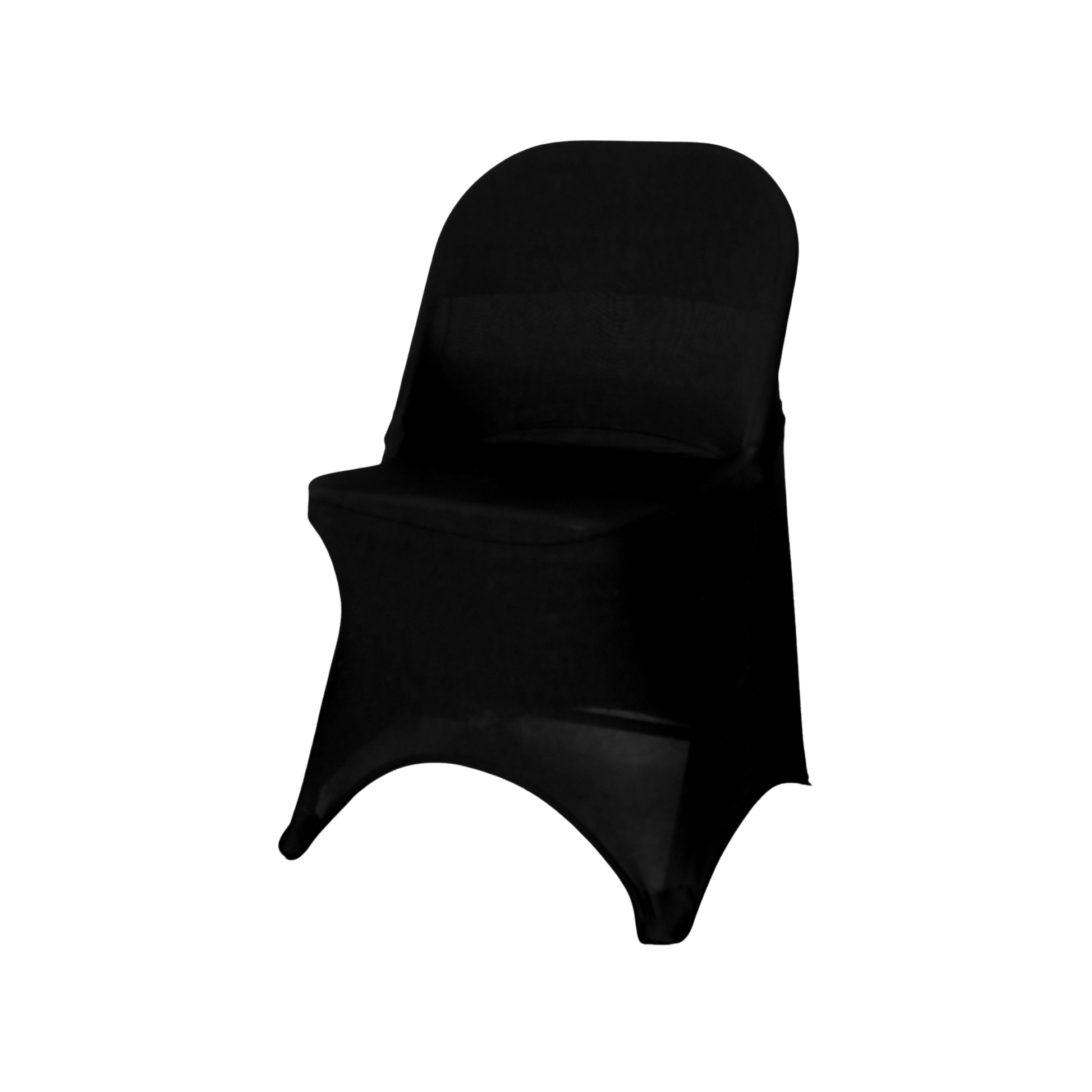 Folding Spandex Chair Cover - Black