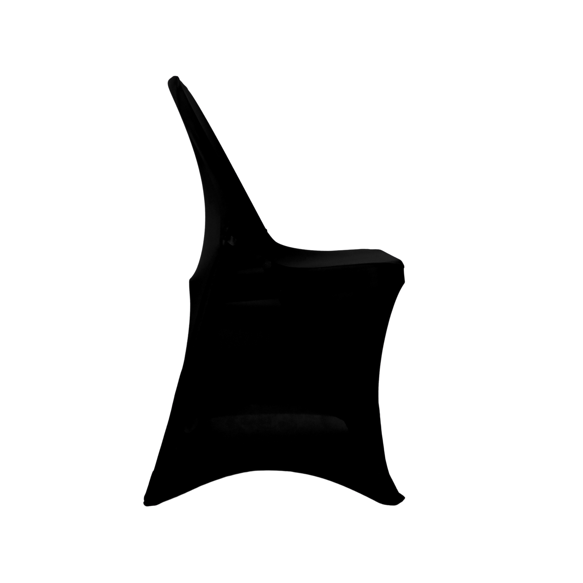 Folding Spandex Chair Cover - Black