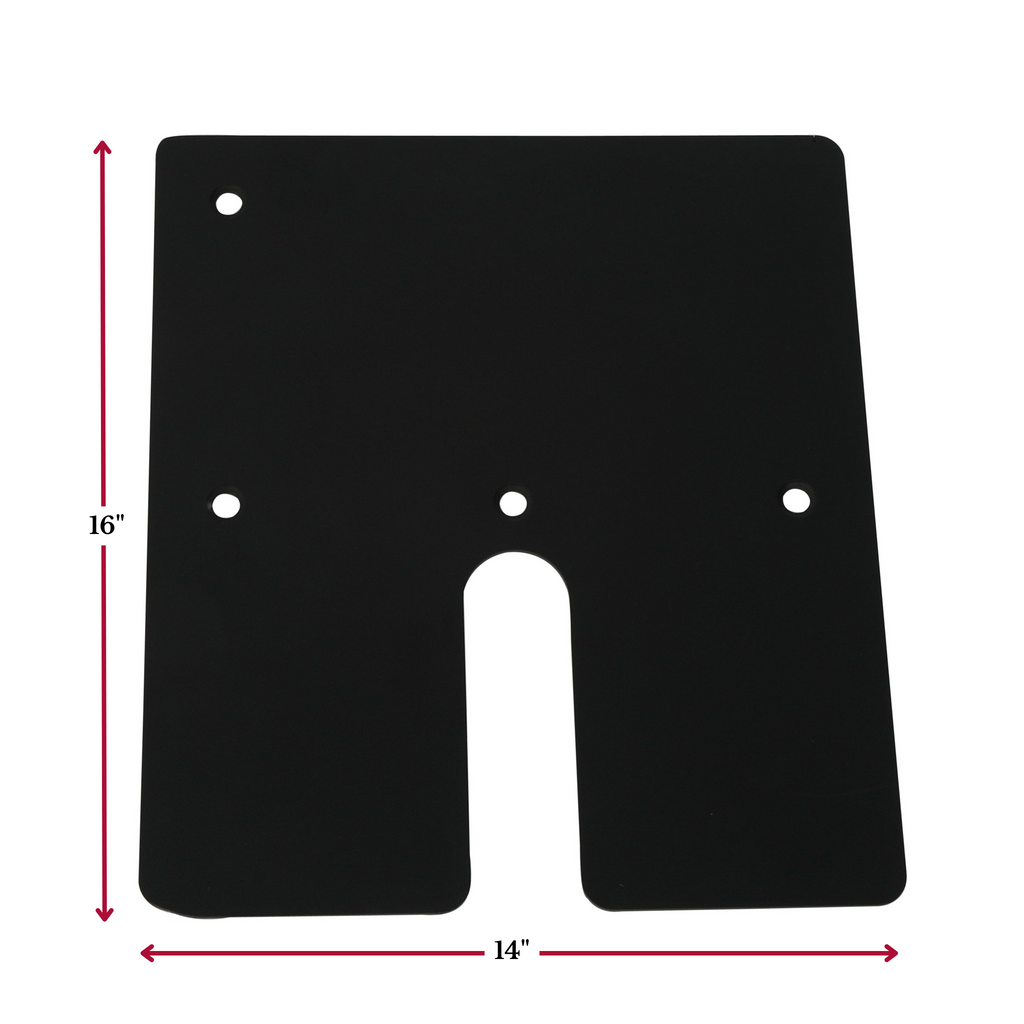 Slip Fit Base Stand 16" x 14" (2pcs/set) - Black