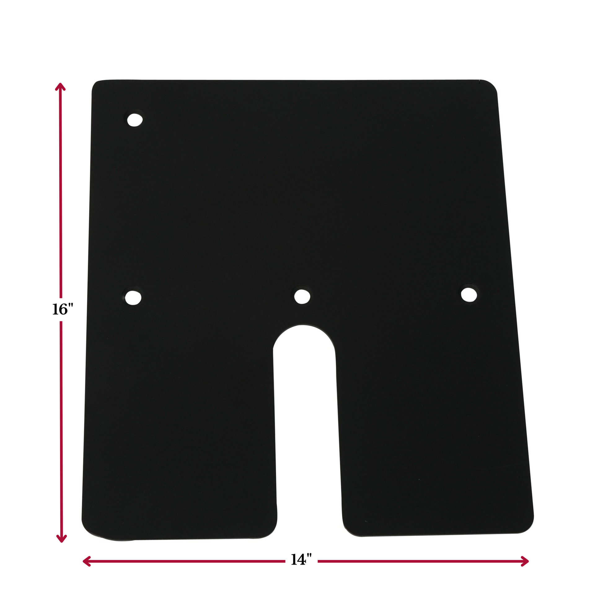 Slip Fit Base Stand 16" x 14" (2pcs/set) - Black