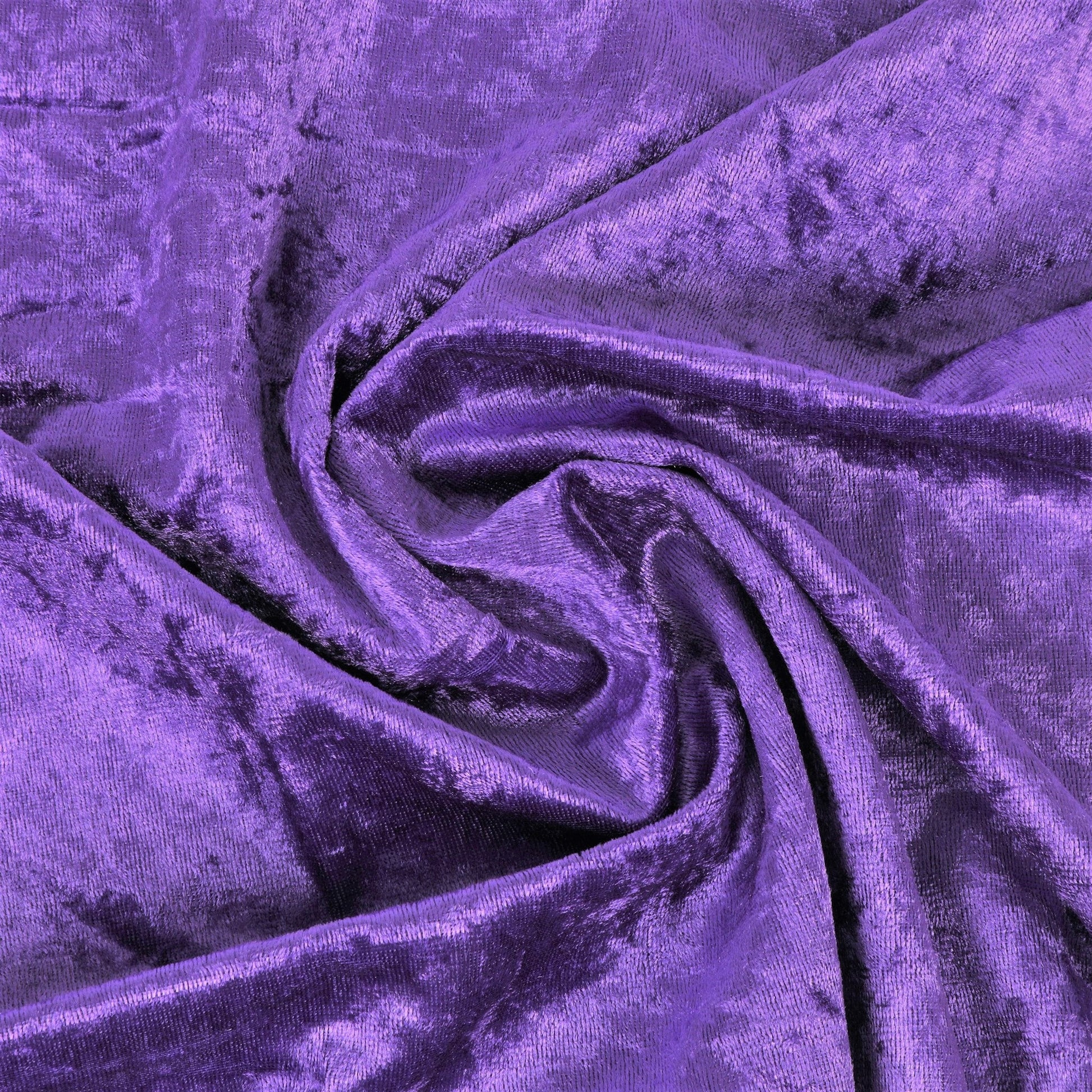 Velvet 16ft H x 52" W Drape/Backdrop Curtain Panel - Purple