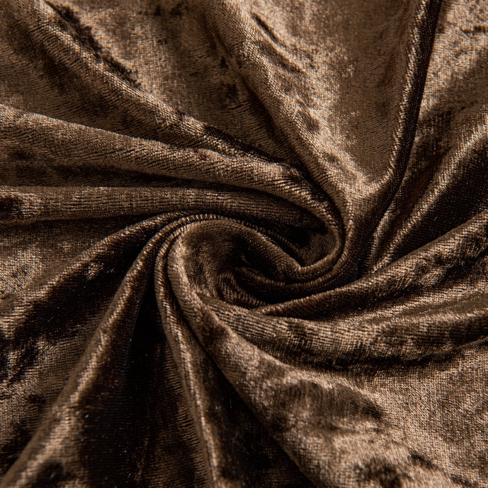 Velvet 90"x132" Rectangular Tablecloth - Chocolate